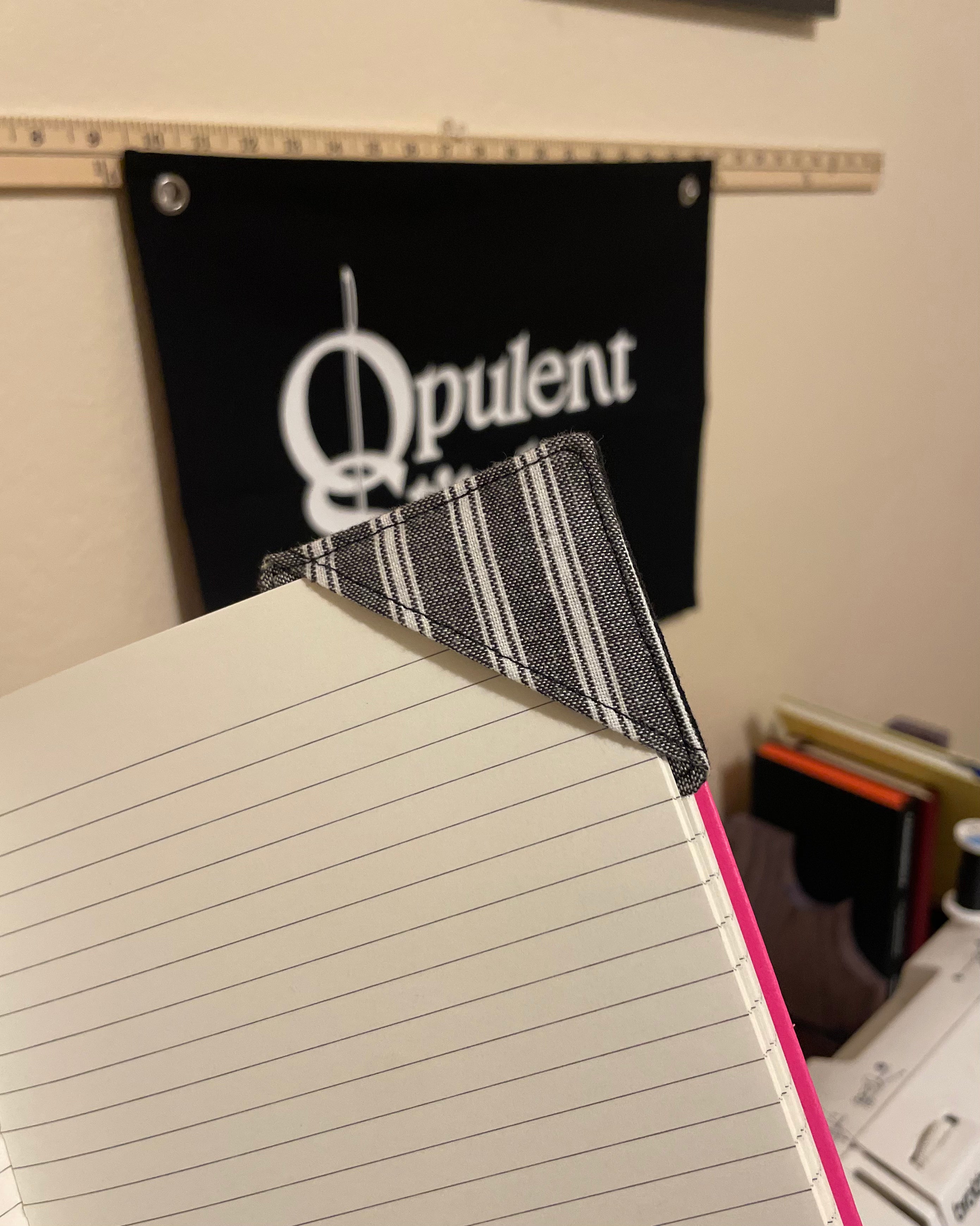 Fabric Corner Bookmarks